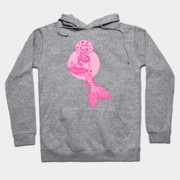 Candy Floss Mermaid Hoodie by sushikittehh